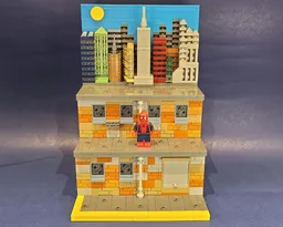 Cityscape, Daytime Background Alleyway Action Display Stand based on NECA stand