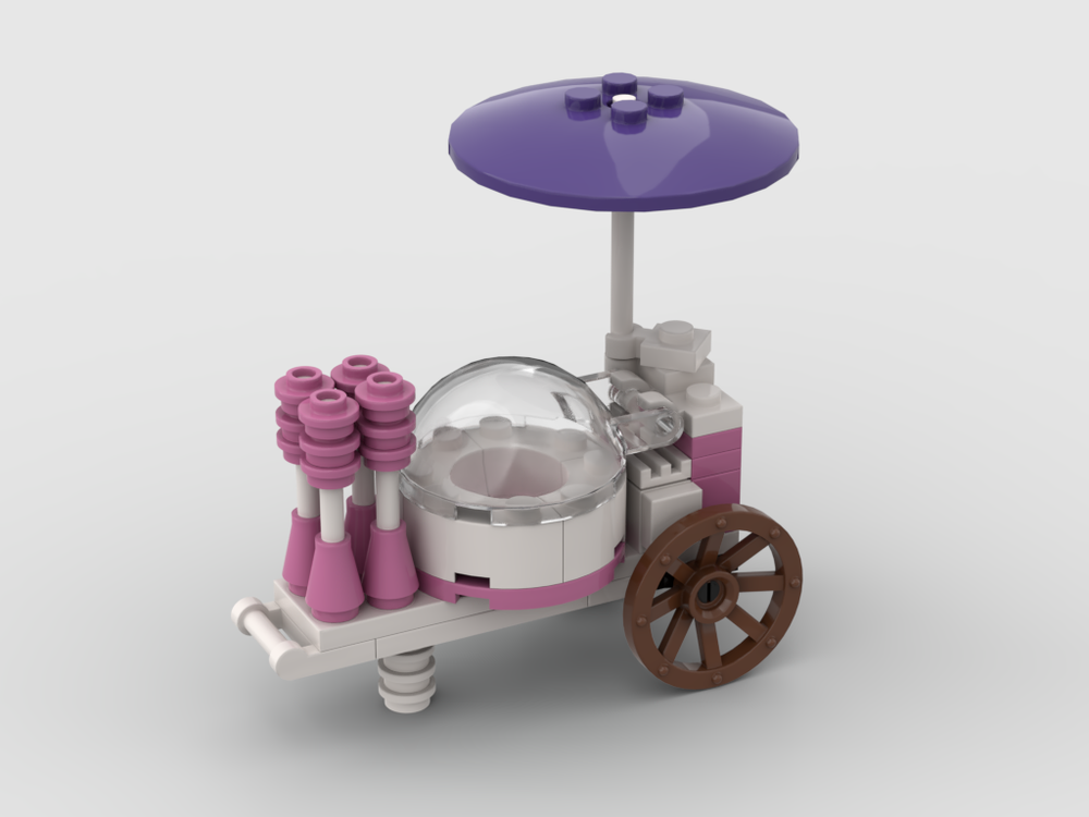 Lego Cotton Candy Stand
