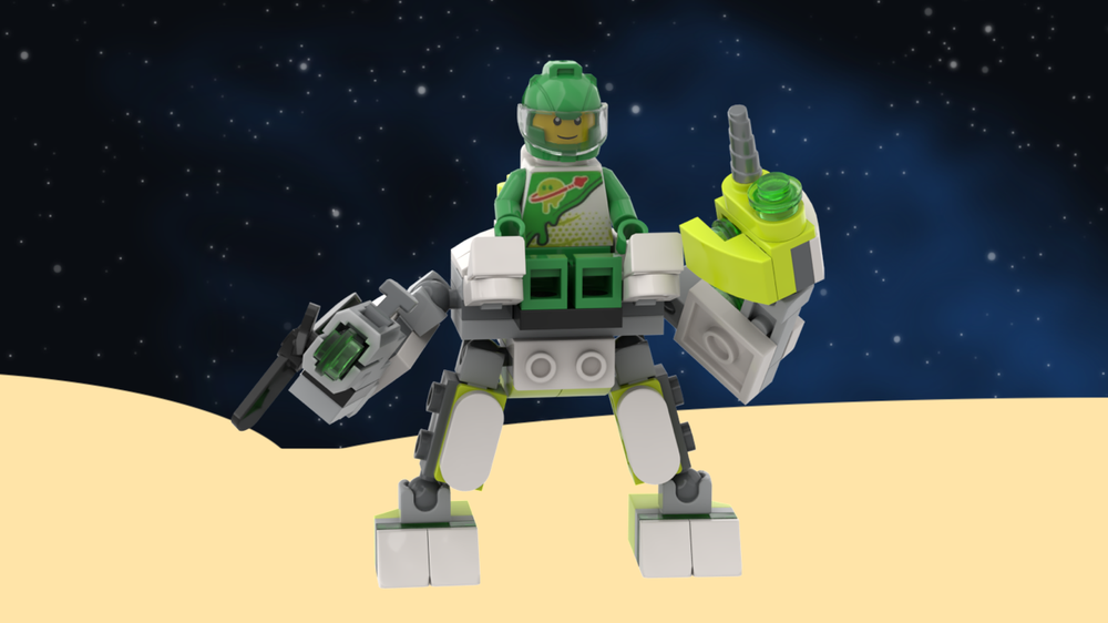 Lego Classic Space (Futuron): Radioactive Waste Mech (Z-Blob 71487)