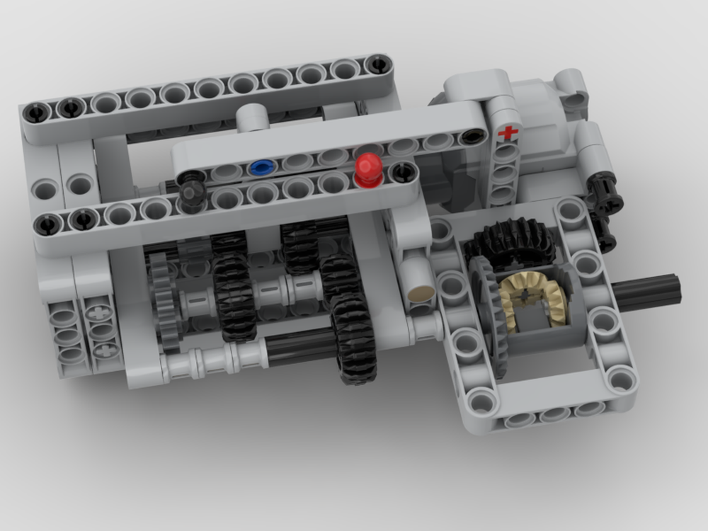 Lego 3 speed auto gearbox overworked version