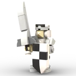 Medieval Royal Guard Knight with Sword