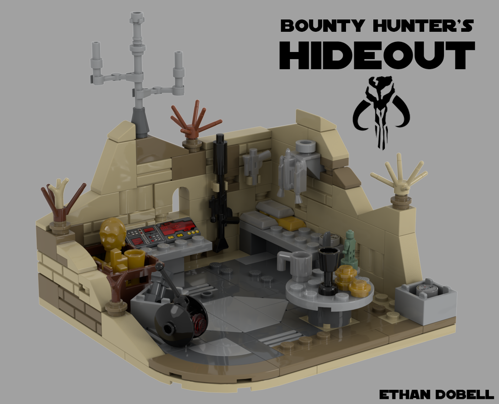 Lego Tatooine Desert Bounty Hunter's Hideout