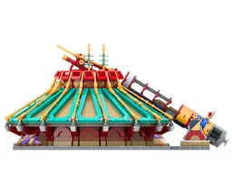 Space Mountain midiscale inspired building instructions