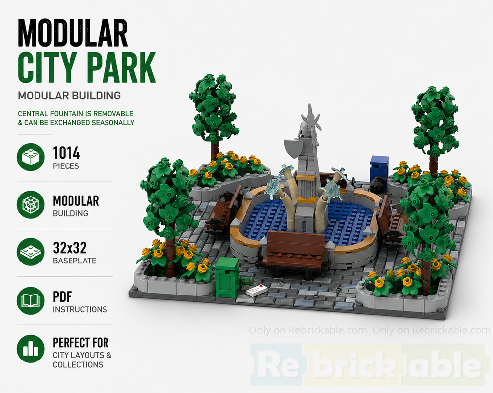 Lego Modular City Park