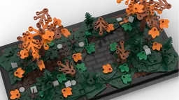 Forrest scene for minifigs