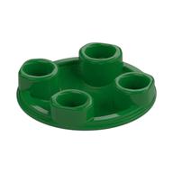 Lego Plate Round 2 x 2 with Rounded Bottom [Boat Stud] / Green