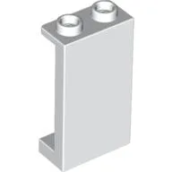 Panel 1 x 2 x 3 [Side Supports / Hollow Studs] / White