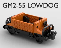 "Lowdog" Side Dump Gondola [Orange]