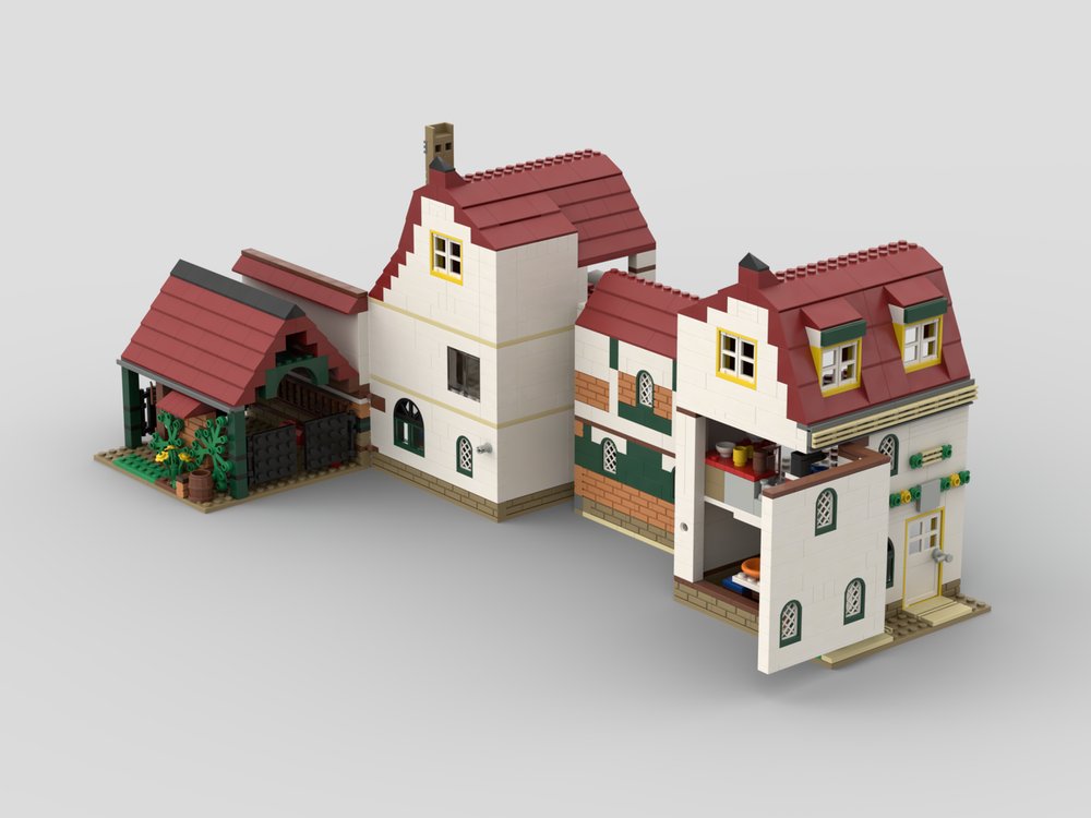 Lego Foldable Farmhouse Playset