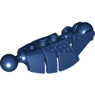 Lego Large Figure Skeletal, Limb, Plated with 2 Ball Joints (Piraka) / Dark Blue