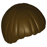 Lego Hair Bowl Cut / Dark Brown