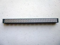 Technic, Liftarm Thick 1 x 13 with Silver Tread Plate Pattern (Sticker) - Set 8297