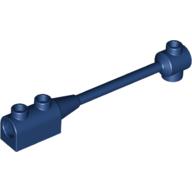 Lego Bar 1 x 8 with Brick 1 x 2 Curved Top End (Axle Holder Inside Small End) / Dark Blue
