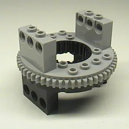 Technic Turntable Large Type 1, 56 Tooth with Light Bluish Gray Top [Complete Assembly]