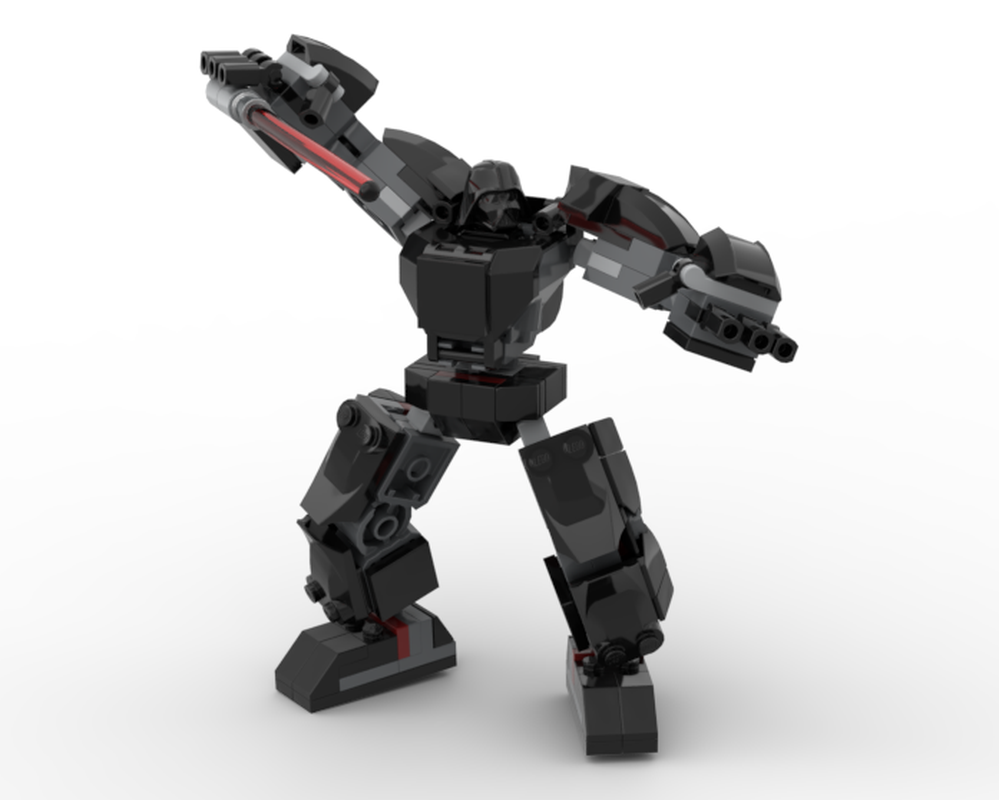 Lego Upgraded Version of Darth-Vader's Mech (75368x2 + 76277) - By ZadBach11