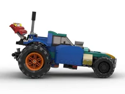 Hot rod with trailer