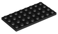 Plate 4 x 8 / Black