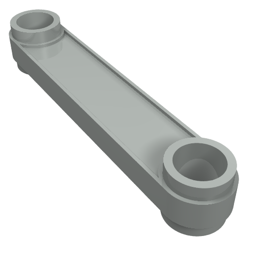 Lego Technic Link 1 x 5 / Light Gray