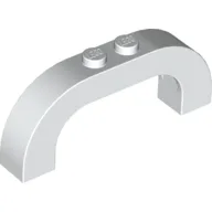 Brick Arch 1 x 6 x 2 Curved Top / White