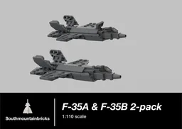 F-35A & F-35B 2-pack [1:110 scale]