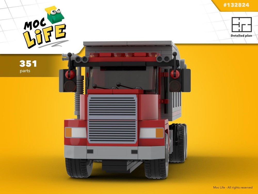 Lego Ford L9000 Aeromax dumper
