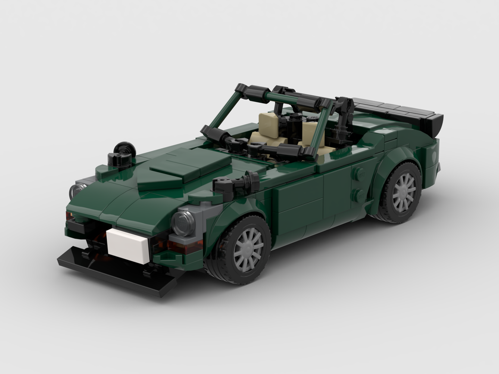 Lego 74' Datsun 240z / 260z (Z Spyder Convertible) S30 "Green Mamba"