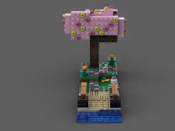 Minecraft Cherry Tree dock