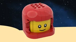 Modified Up-scaled Space Baby Astronaut HEAD 40767