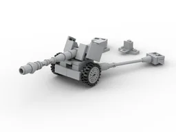 German WW2 Panzerabwehrkanone 40 MOC - Outdated