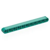 Technic Beam 1 x 11 Thick / Dark Turquoise