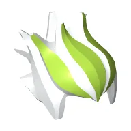 Hair Spiked Top with Lime Green Streaks Print / White
