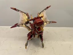 Dark red dragon