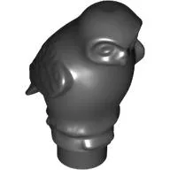 Animal, Bird, Owl Large, Rounded Features / Black