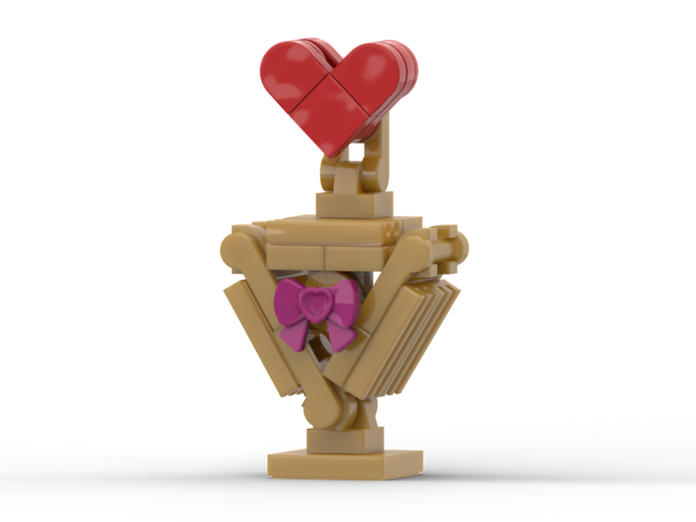 Lego "I Love You" Plinth