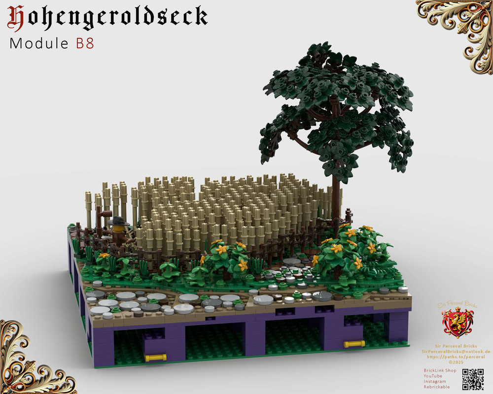Lego B8 Castle Hohengeroldseck - Grain field (Landscape Expansaion 1)