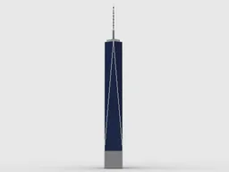 One World Trade Center at 1/200th Scale