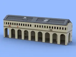 Lego hogwarts bell tower corridor