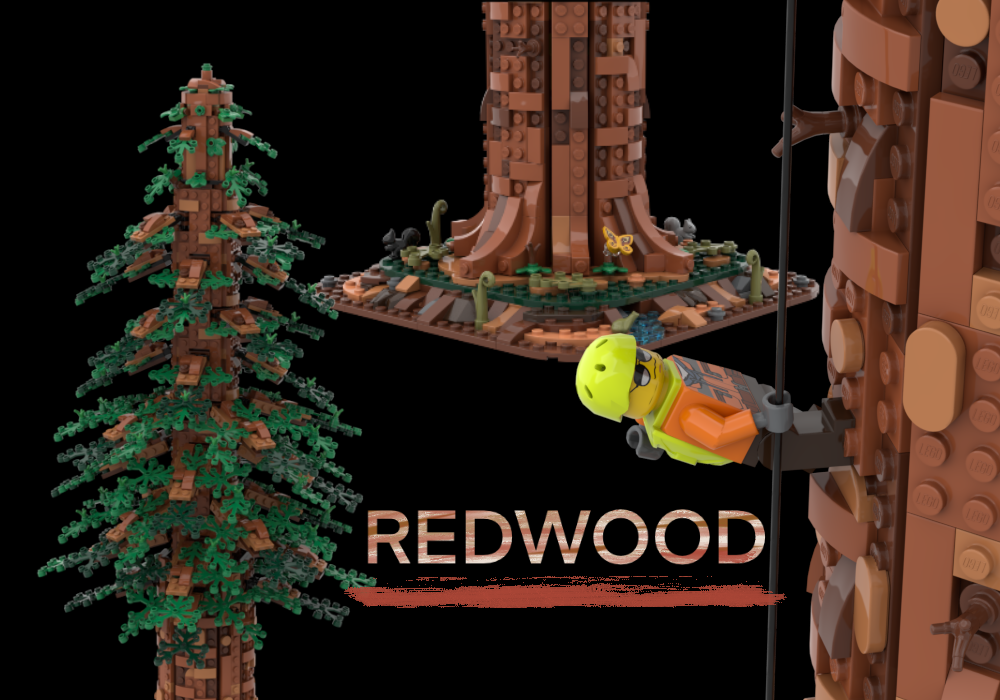 Lego Redwood Tree (Sequoia sp.)