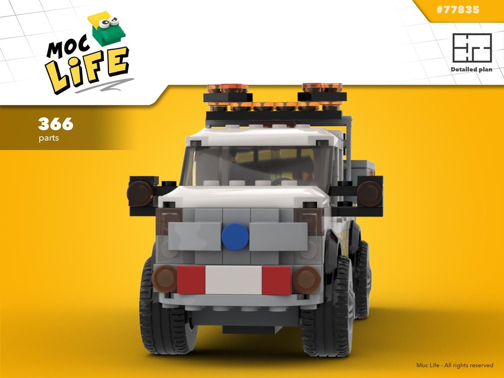 Lego Ford F-150 quad cab long bed roadside service
