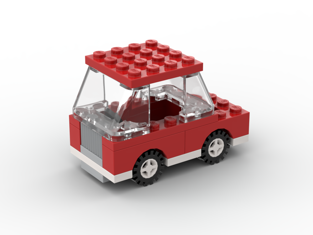Lego Red Wagen Country