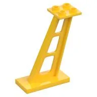 Support 2 x 4 x 5 Stanchion Inclined [5mm wide posts] / Yellow
