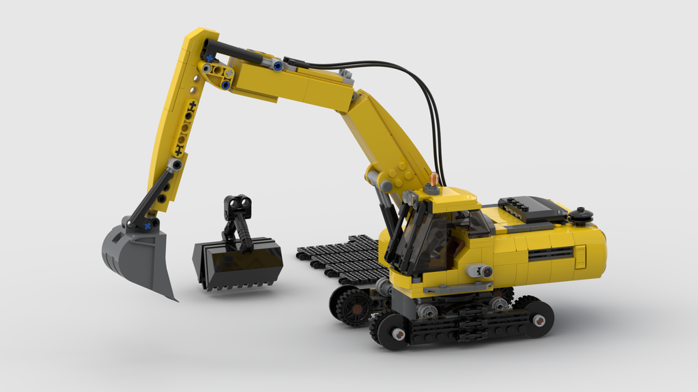 Lego Classic Yellow Construction Excavator 60420