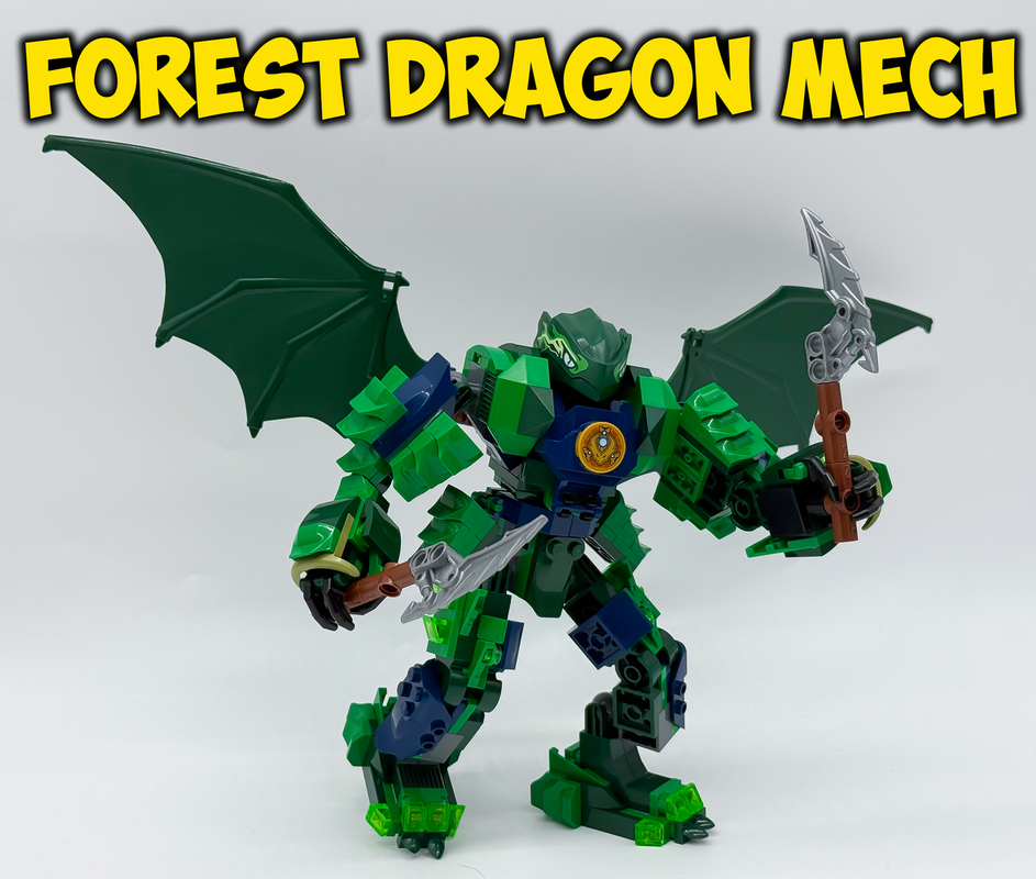 Lego Forest Dragon Mech