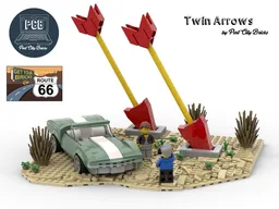 Twin Arrows - Get Your Bricks on Route 66