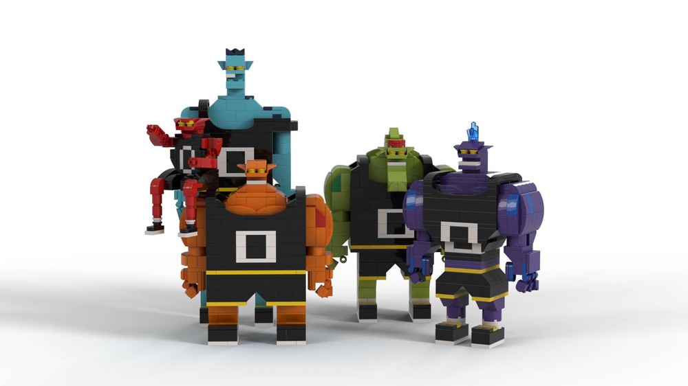 Lego Space Jam Bundle - Monstars (Bang, Pound, Blanko, Bupkus &Nawt)