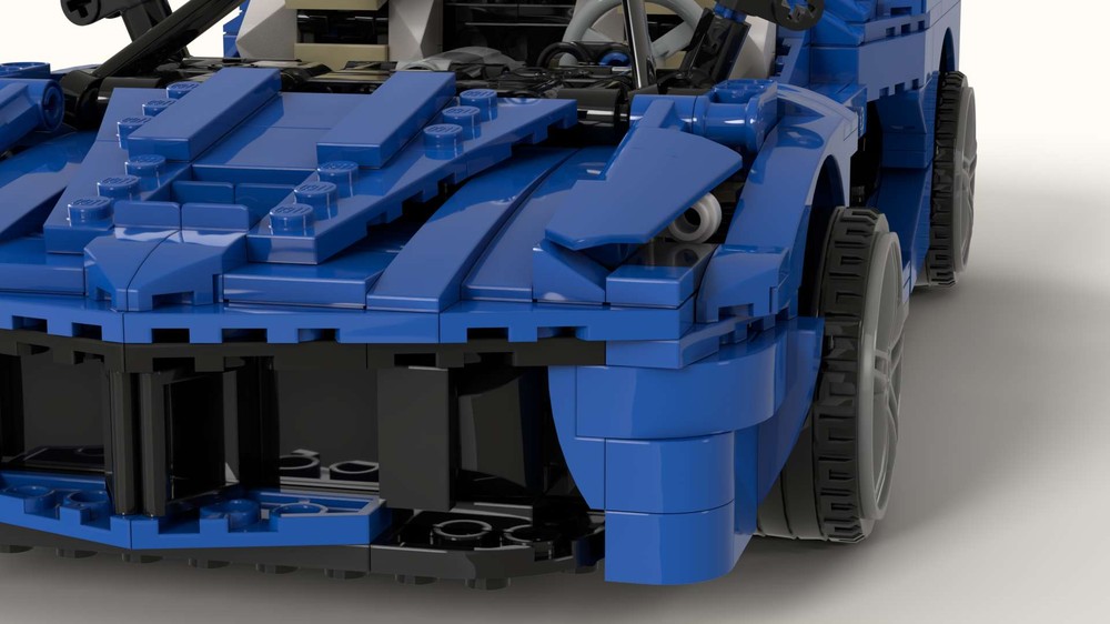 Lego Ferrari LaFerrari RC car in 1/15, blue ver.