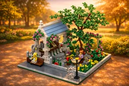 Modular Garden with Coffee Shop