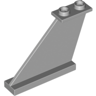 Lego Wing, Tail 4 x 1 x 3 / Light Bluish Gray