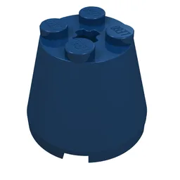 Cone 3 x 3 x 2 / Dark Blue