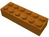 Brick 2 x 6 / Dark Orange